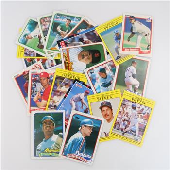 Baseball Trading Cards, 21 Pieces