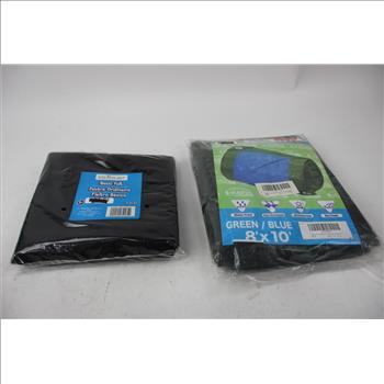 Basic Felt, Waterproof Tarp, Basketball Pump, And Stanley 18