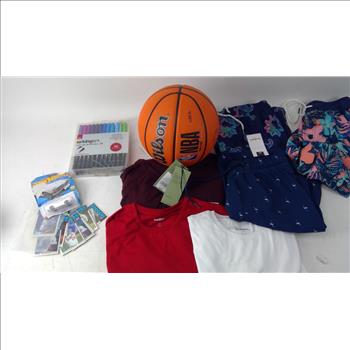 Basketball, Clothes, And More, 19 Pieces