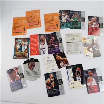 Basketball Trading Cards, 17 Pieces