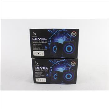 Bass Jaxx Level Aux-In Gaming Speakers