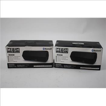 Bass Jaxx Mesh Wireless Speakers, 2 Pieces