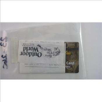 Bass Pro Shops Gift Card, $368.87