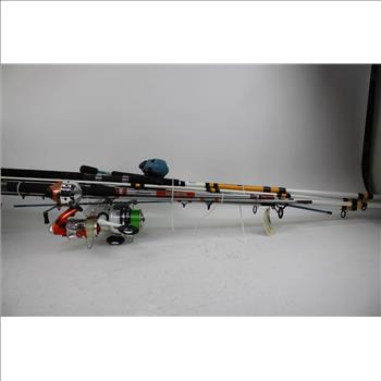 Bass Pro Shops KingKat, Zebco, Shakespeare And More Fishing Poles. 5 Pieces