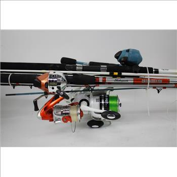 Bass Pro Shops KingKat, Zebco, Shakespeare And More Fishing Poles. 5 Pieces