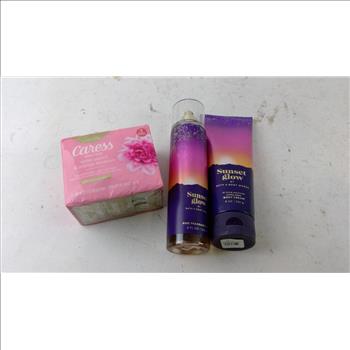 Bath & Bodyworks Sunset Glow Bodycream And More 3 Pieces