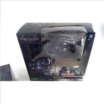 Batman Arkham Knight Statue And More, 5 Pieces