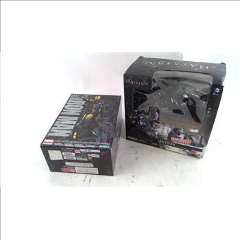 Batman Arkham Knight Statue And More, 5 Pieces