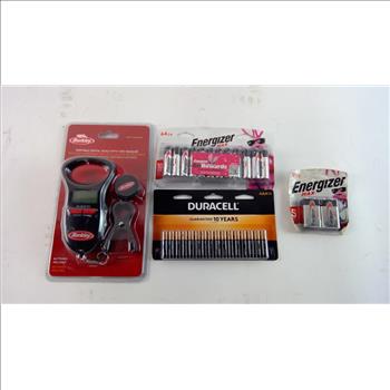 Batteries, Digital Scale With Tape Measure, 3+ Pieces