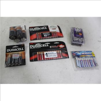 Batteries: Duracell, Energizer, AA, AAA, D: 5+ Packs