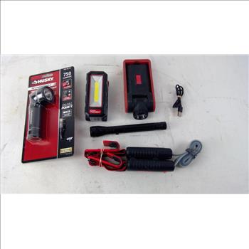 Battery Powered Led Lights, Flashlight, And More, 7+ Pieces