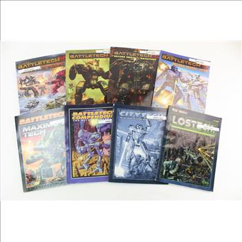 Battletech Role Playing Books 8 Pieces