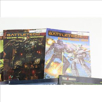 Battletech Role Playing Books 8 Pieces