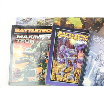 Battletech Role Playing Books 8 Pieces