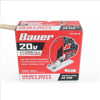 Bauer 20V VS Cordless Jigsaw