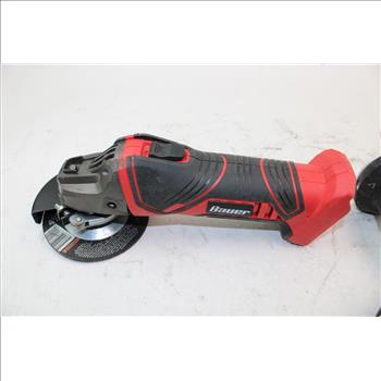 Bauer Angle Grinder & Makita Drill; 2 Pieces