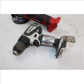Bauer Angle Grinder & Makita Drill; 2 Pieces