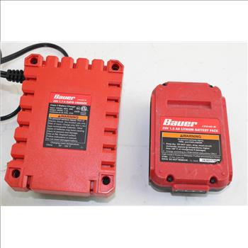 Bauer Battery Pack And Battery Charger 2 Pieces