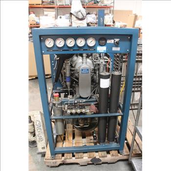 Bauer Compressor Air Compressor & An Air Room Cascade & Refill Station
