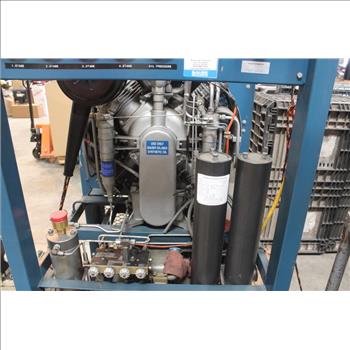 Bauer Compressor Air Compressor & An Air Room Cascade & Refill Station