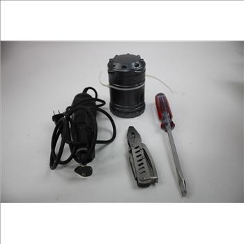 Bauer Corded Heavy Duty Angle Grinder, Dermel Rotary Tool, & More Tools 6 Pieces