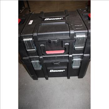 Bauer Two Tier Stackable Toolboxes