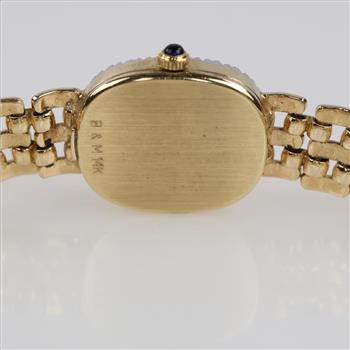 Baume & Mercier 14kt Gold Diamond Dress Watch-Evaluated By Our Certified Gemologist-AGS/GIA