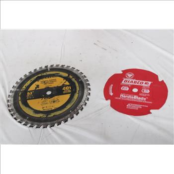 Baur Turbo Cup Wheel, Diablo Circular Saw Blade & Dewalt Circular Saw Blade 3 Pieces
