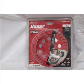 Baur Turbo Cup Wheel, Diablo Circular Saw Blade & Dewalt Circular Saw Blade 3 Pieces