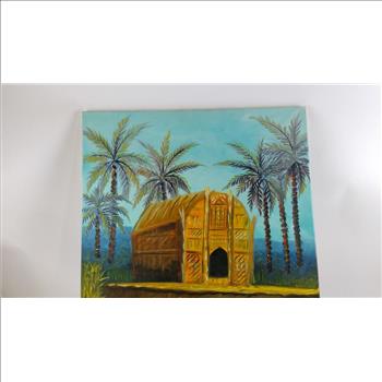 Beachside Hut Painting