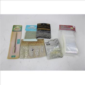 BeadLanding Jump Rings 0.35 In, Craft Designer Storage Bags, Clasp Starter Set And More Jewlery Making Accessories