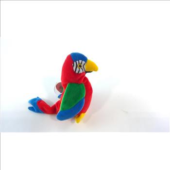 Beanie Baby Jabber The Parrot With Incorrect Tush Tag, Ultra Rare