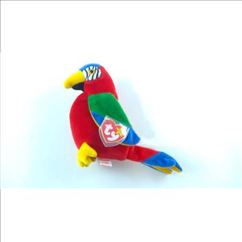 Beanie Baby Jabber The Parrot With Incorrect Tush Tag, Ultra Rare