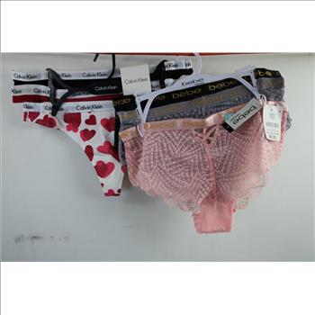 Bebe, Calvin Klein, And More Large Clothing Lot - Shorts, Underwear, And More, 6 Pieces