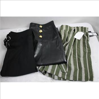 Bebe, Calvin Klein, And More Large Clothing Lot - Shorts, Underwear, And More, 6 Pieces