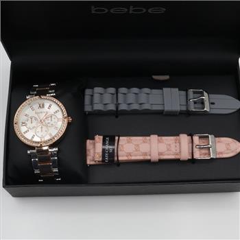 Bebe Easy Change Watch Set