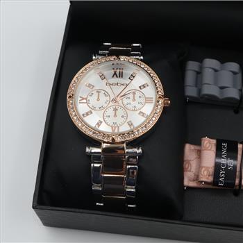 Bebe Easy Change Watch Set