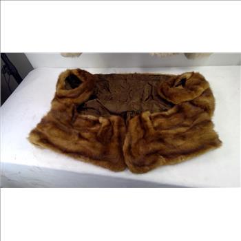 Bebe XS Fur Jacket, One-Size Fur Vest, 2 Pieces