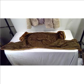 Bebe XS Fur Jacket, One-Size Fur Vest, 2 Pieces