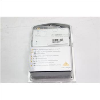 Behringer Microphono Ultra-Compact Phono Preamp, New