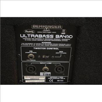 Behringer Ultrabass BA410 Cabinet Amplifier
