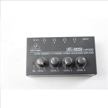 Behringer Ultra-Compact 4-Channel Stereo Headphone Amplifier And More 5+ Pieces