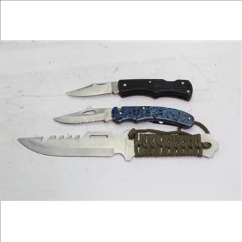 Bekizo, Imperial And More Fixed Blade And Folding Knives, 3 Pieces