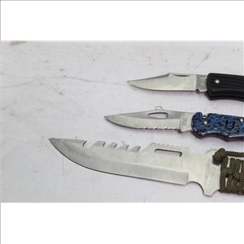 Bekizo, Imperial And More Fixed Blade And Folding Knives, 3 Pieces