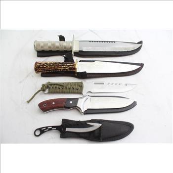 Bekizo, Winchester, & More Fixed Blade Knives; 5 Pieces