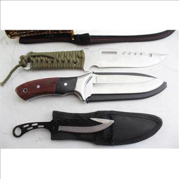 Bekizo, Winchester, & More Fixed Blade Knives; 5 Pieces