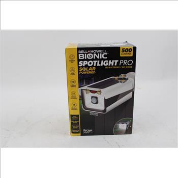 Bell + Howell Bionic Spotlight Pro Solar Powered, 500 Lumens