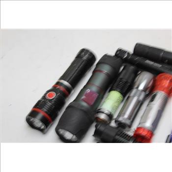Bell Howell, Iprotect, Slyde+ More Assorted Flashlights 13 Pieces