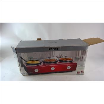Bella Triple Slow Cooker Buffet&serve