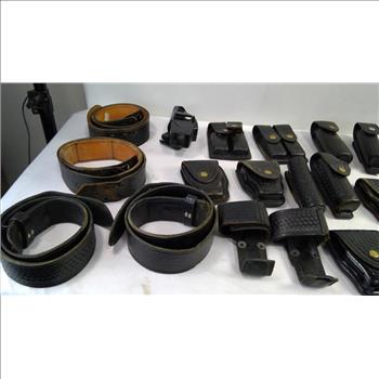 Belts, Holsters, Pouches Bulk Lot, 26 Pieces
